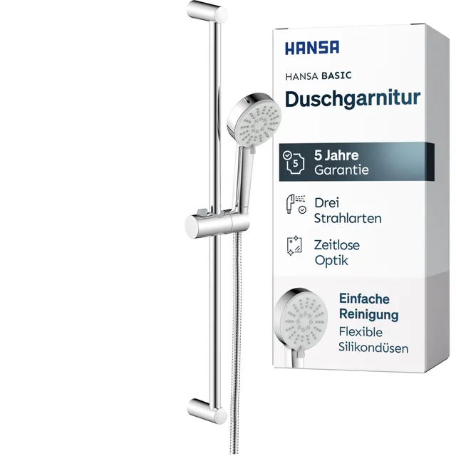 hansa-basic-duschgarnitur-70-cm-3-strahlarten-chrom image 1