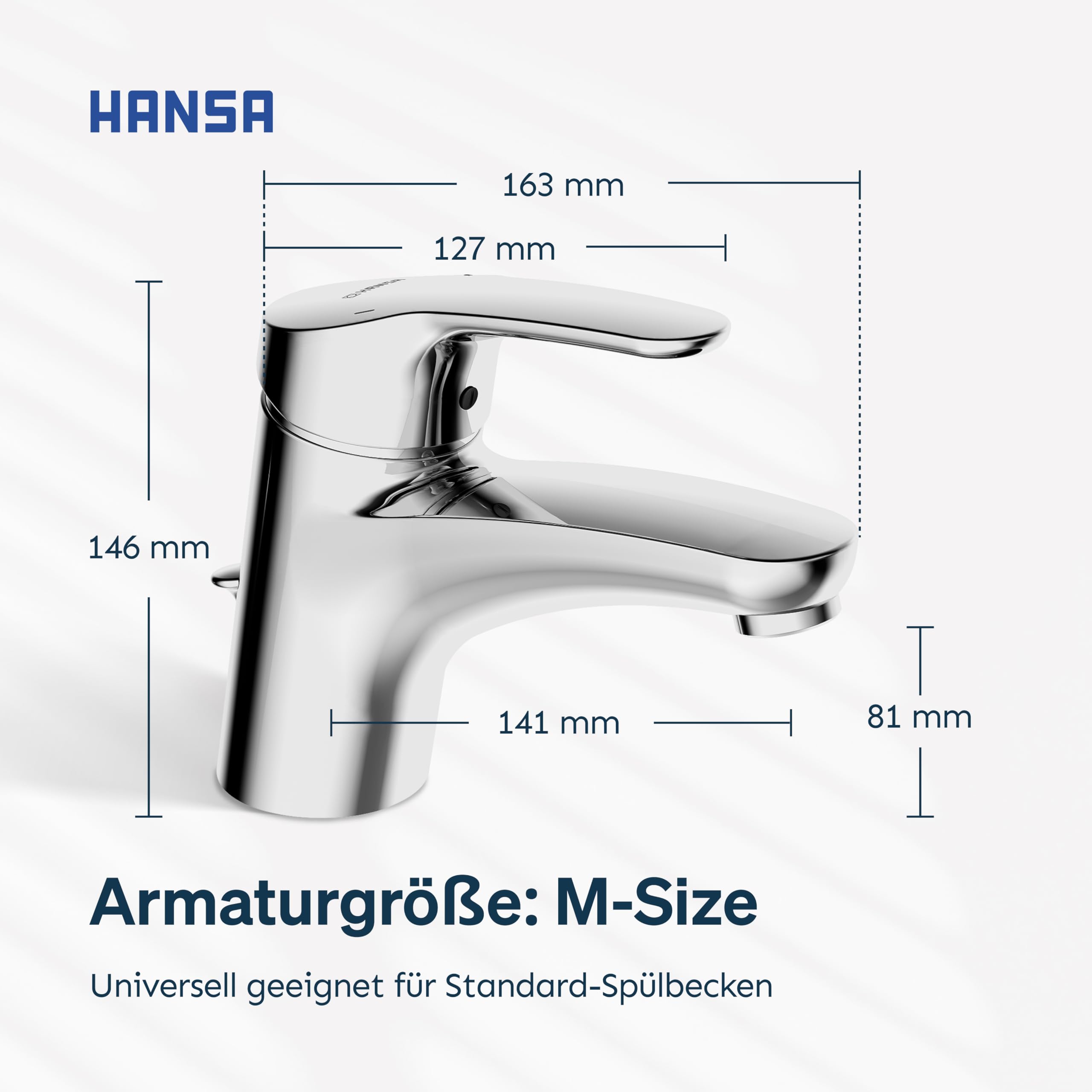 hansa-mix-waschtischarmatur-mit-wasserbremse-und-ablaufgarnitur-chrom image 7