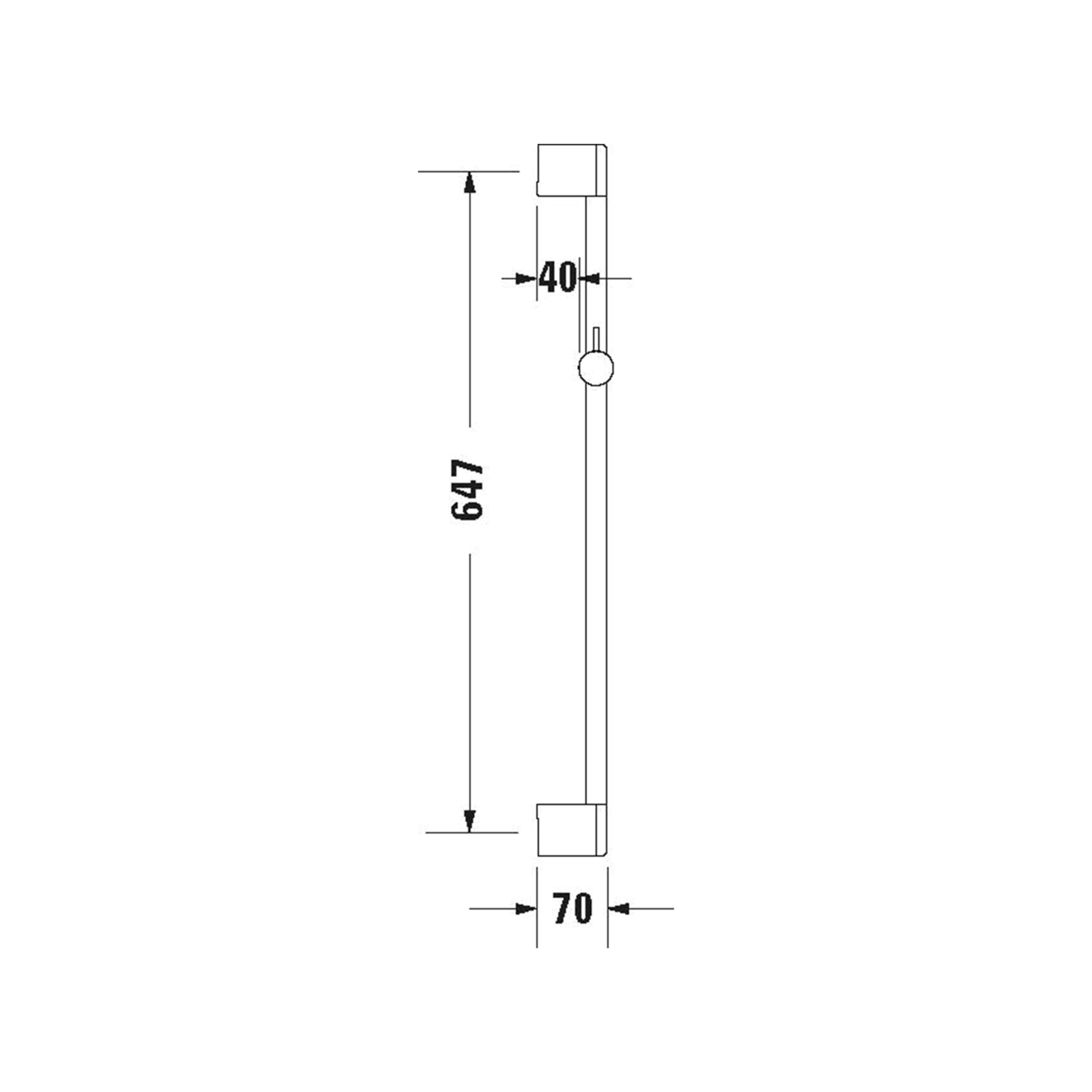 duravit-universal-duschstange-700-mm-schwarz-matt-mit-handbrausehalterung-h-henv image 6