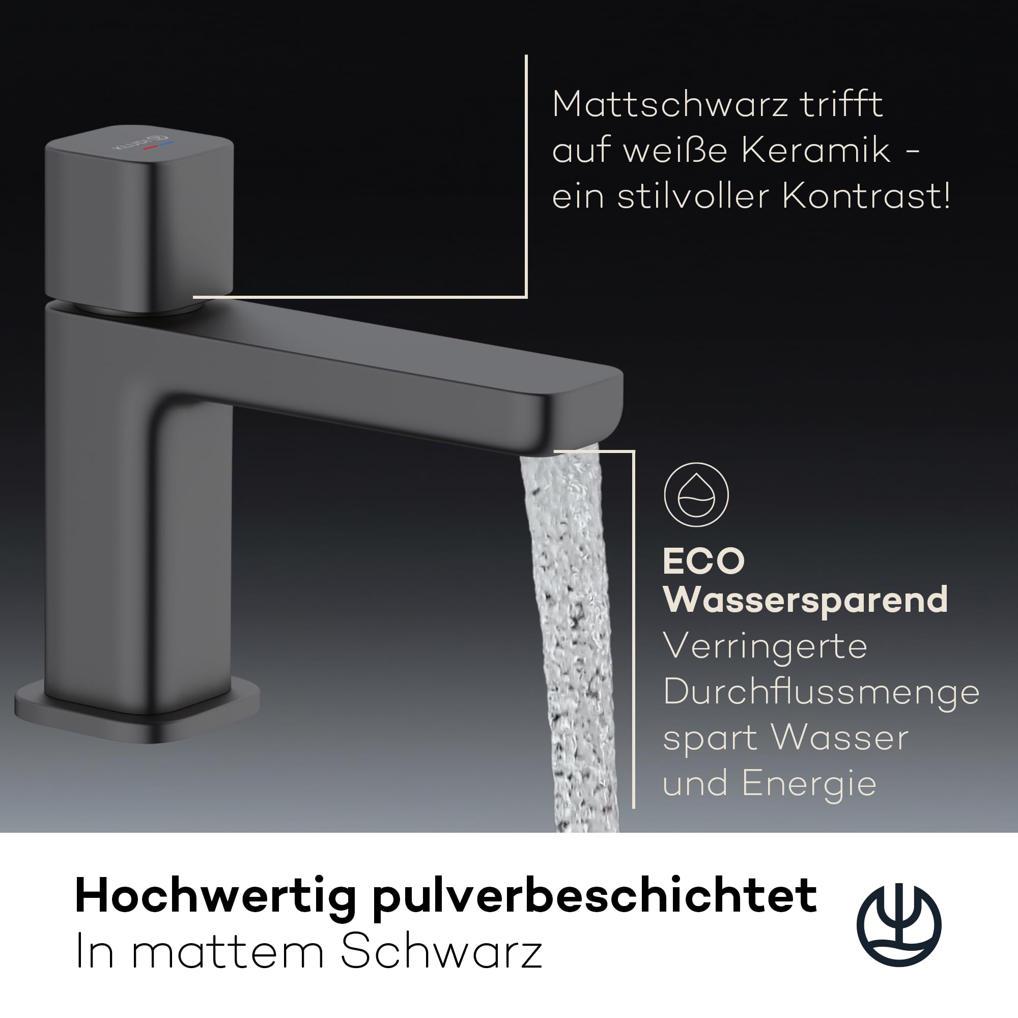 kludi-x3-waschtischarmatur-kaltwasser-80-mm-schwarz-matt image 4