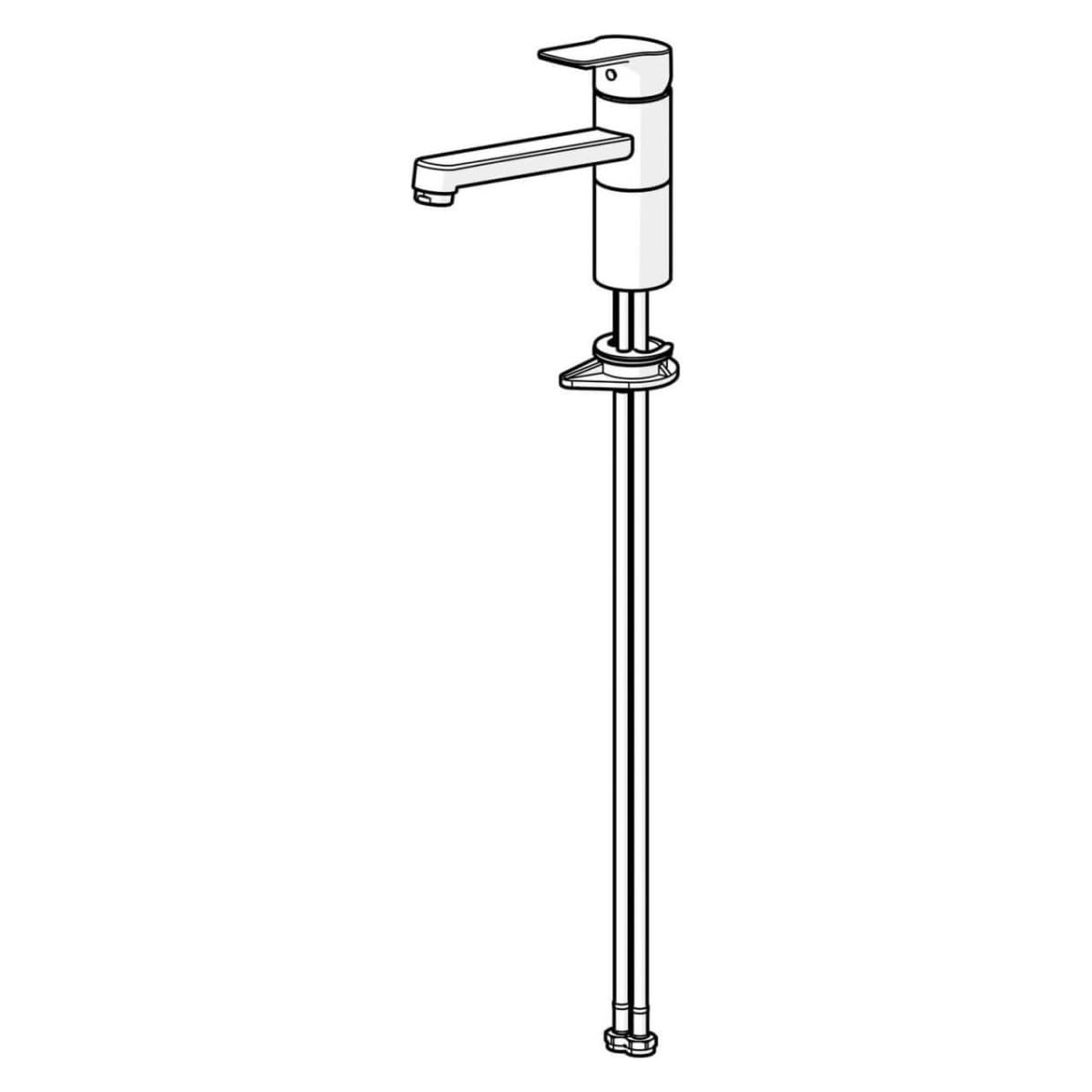 hansa-basic-k-chenarmatur-hoher-schwenkbarer-auslauf-119-mm-chrom image 6