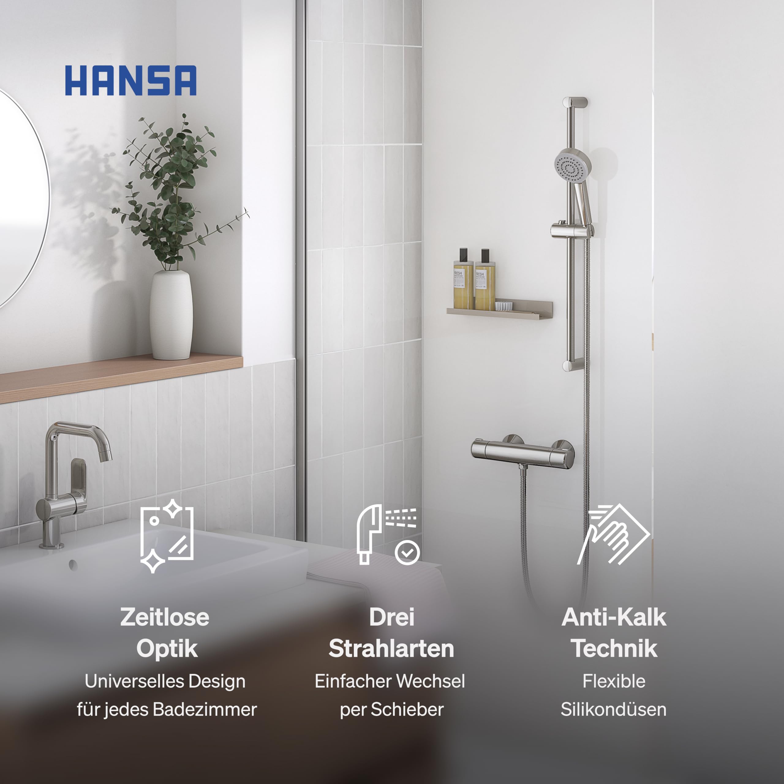 hansa-basic-duschgarnitur-70-cm-3-strahlarten-chrom image 2