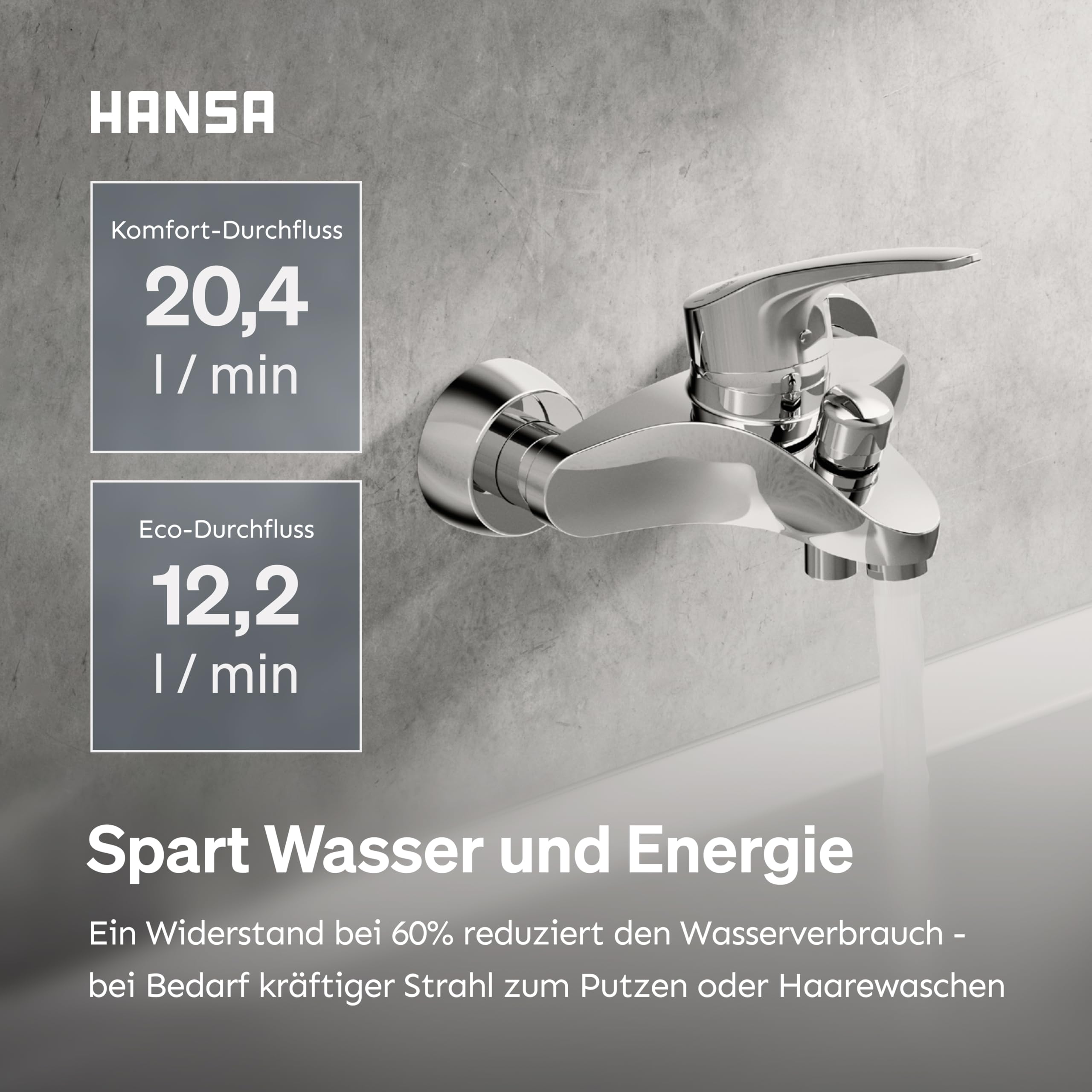 hansa-mix-badewannenarmatur-einhebelmischer-mit-zugumsteller-chrom image 4