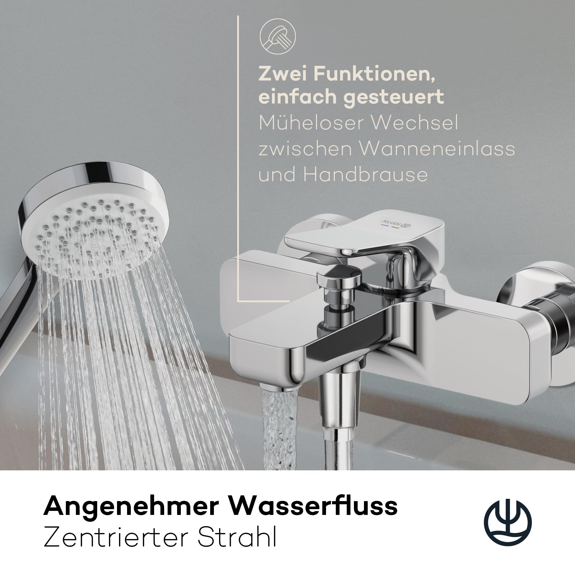 kludi-x3-badewannenarmatur-aufputz-f-r-2-verbraucher-mit-s-anschl-ssen-chrom image 3