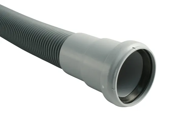 marley-ht-flexschlauch-dn-50-grauer-pp-schlauch-mit-angeschwei-tem-ht-anschluss- image 1