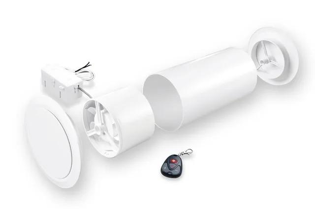 marley-heiz-spar-set-mit-fernbedienung-250-mm-rohr-und-2-tellerventilen-wei image 1