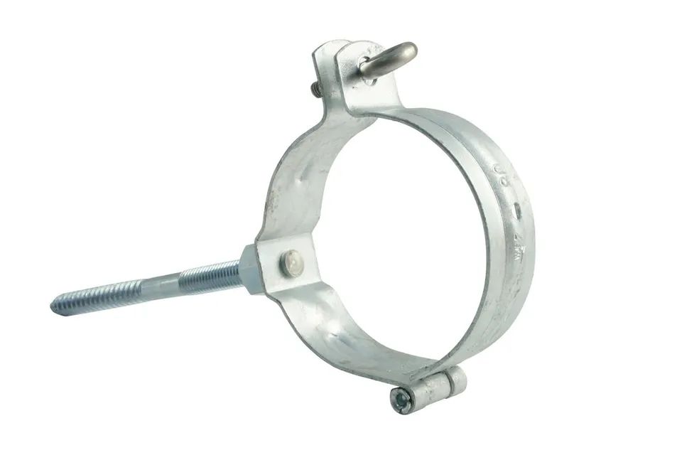 marley-rohrschelle-titanzink-mit-gewindestift-f-r-fallrohr-dn-80-dn-100 image 1