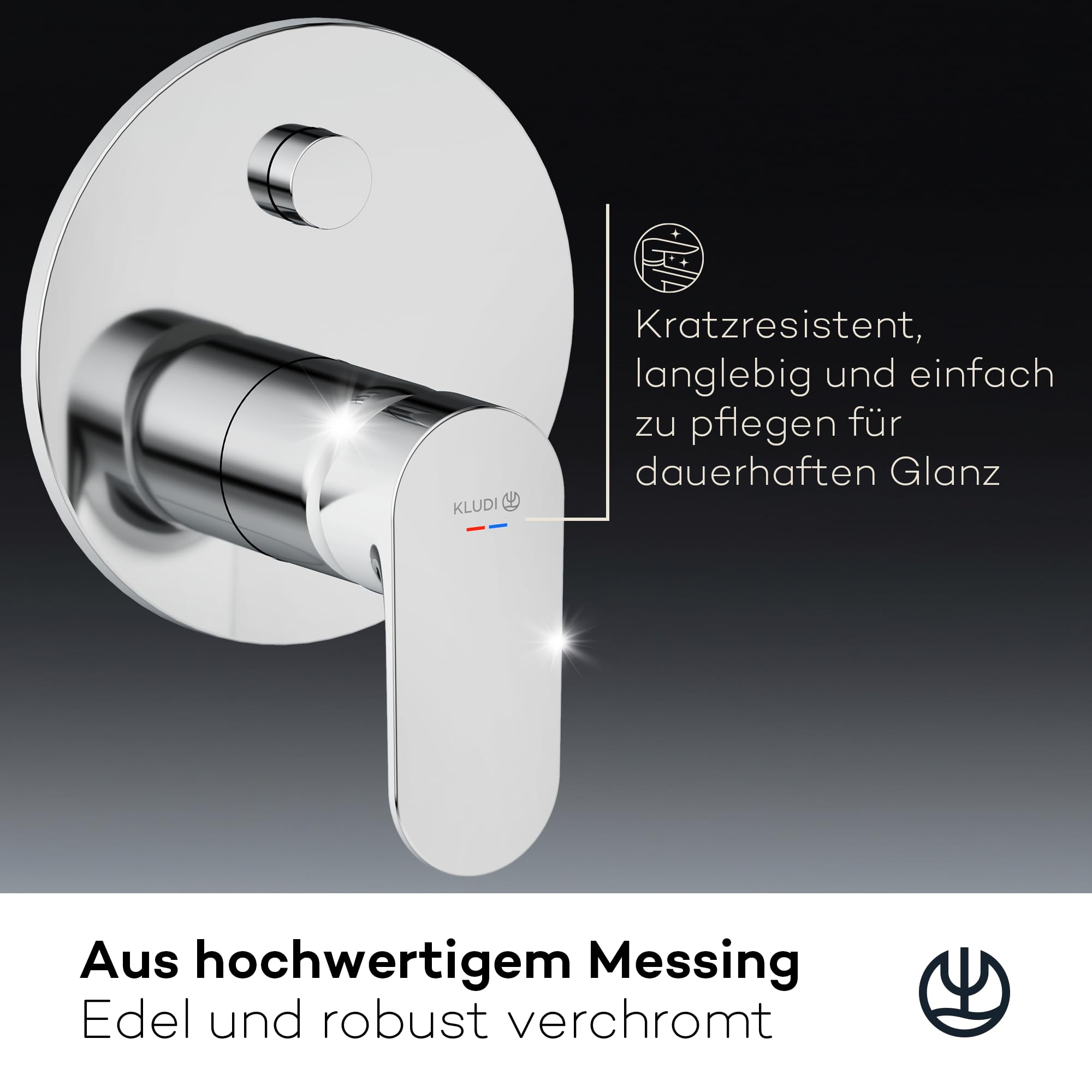 kludi-x1-unterputz-duscharmatur-2-verbraucher-chrom image 4