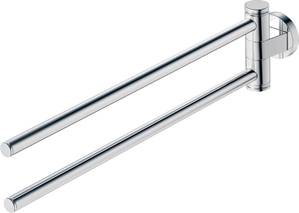 duravit-d-code-handtuchhalter-zweiarmig-schwenkbar-40-cm-chrom image 1