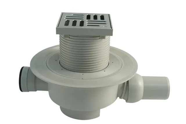 marley-ablauf-boden-deckenablauf-dn-50-100-x-100-mm-edelstahlrost-k3-bis-300-kg image 1