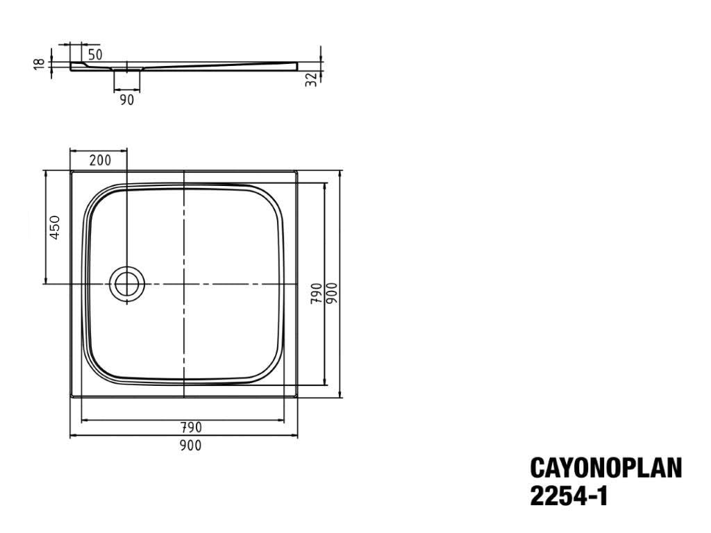 kaldewei-cayonoplan-2254-1-duschwanne-90-x-90-cm-alpinwei image 2