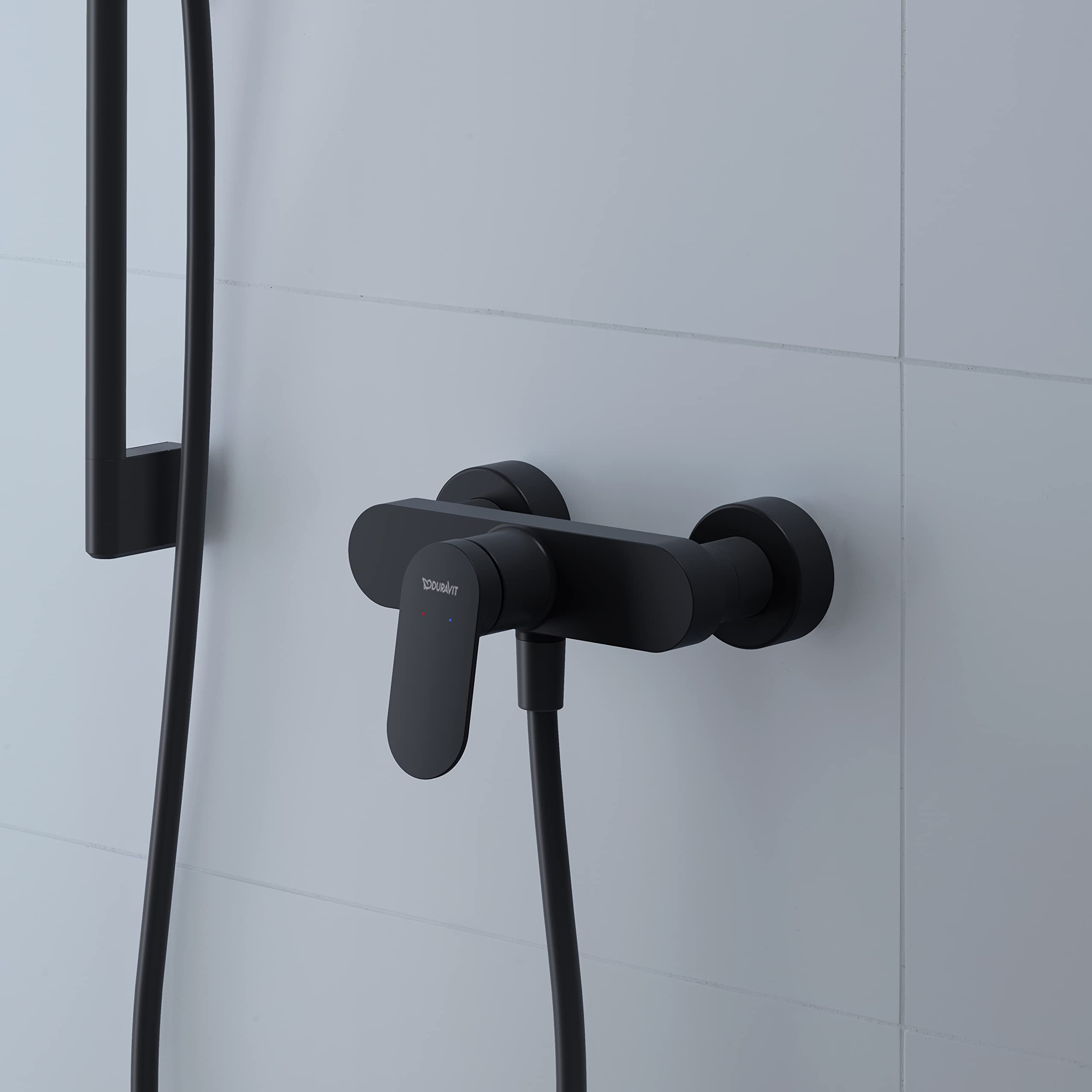 duravit-wave-duscharmatur-aufputz-einhebel-brausemischer-schwarz-matt image 2