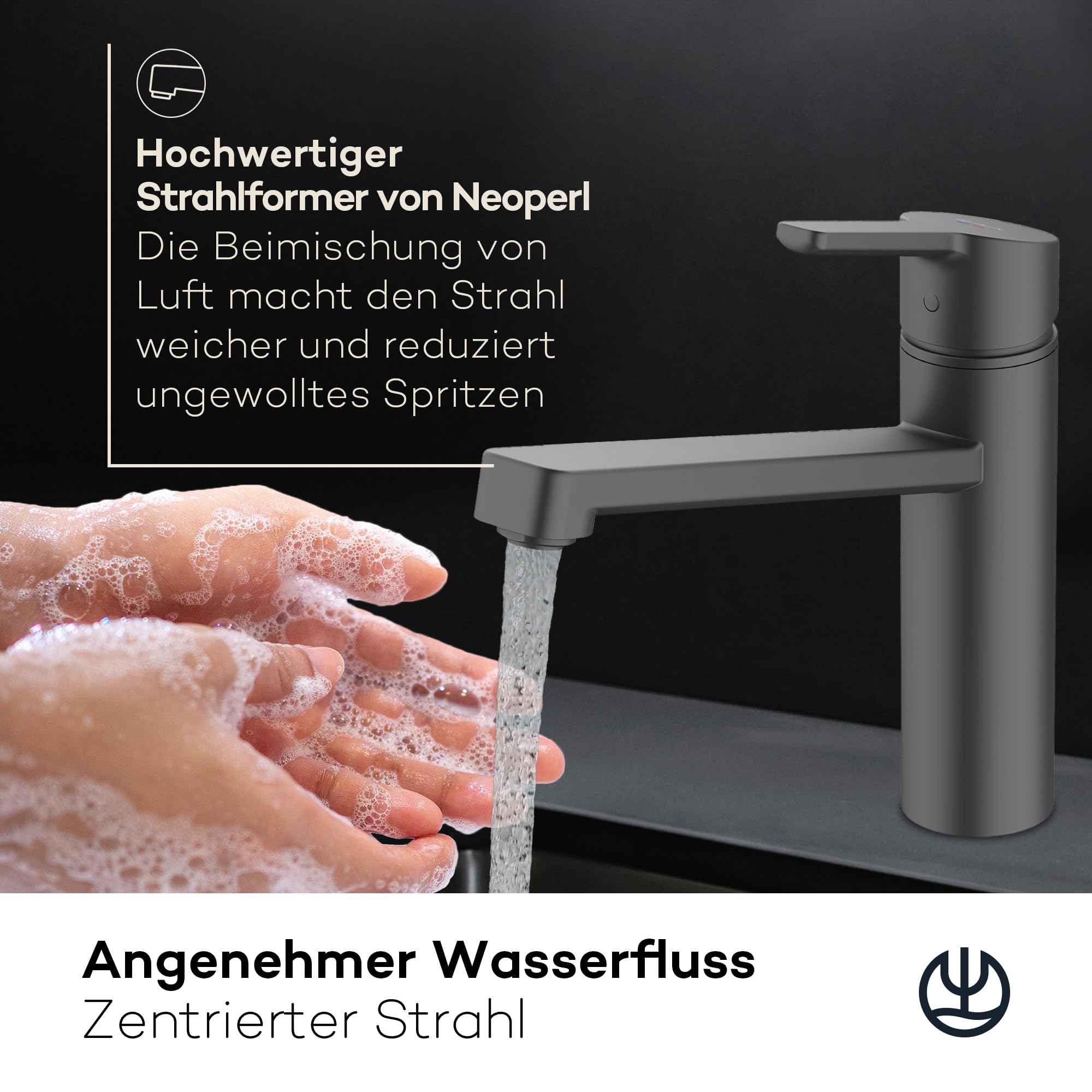 kludi-m3-k-chenarmatur-schwarz-360-schwenkbar-17-cm-auslaufh-he image 3