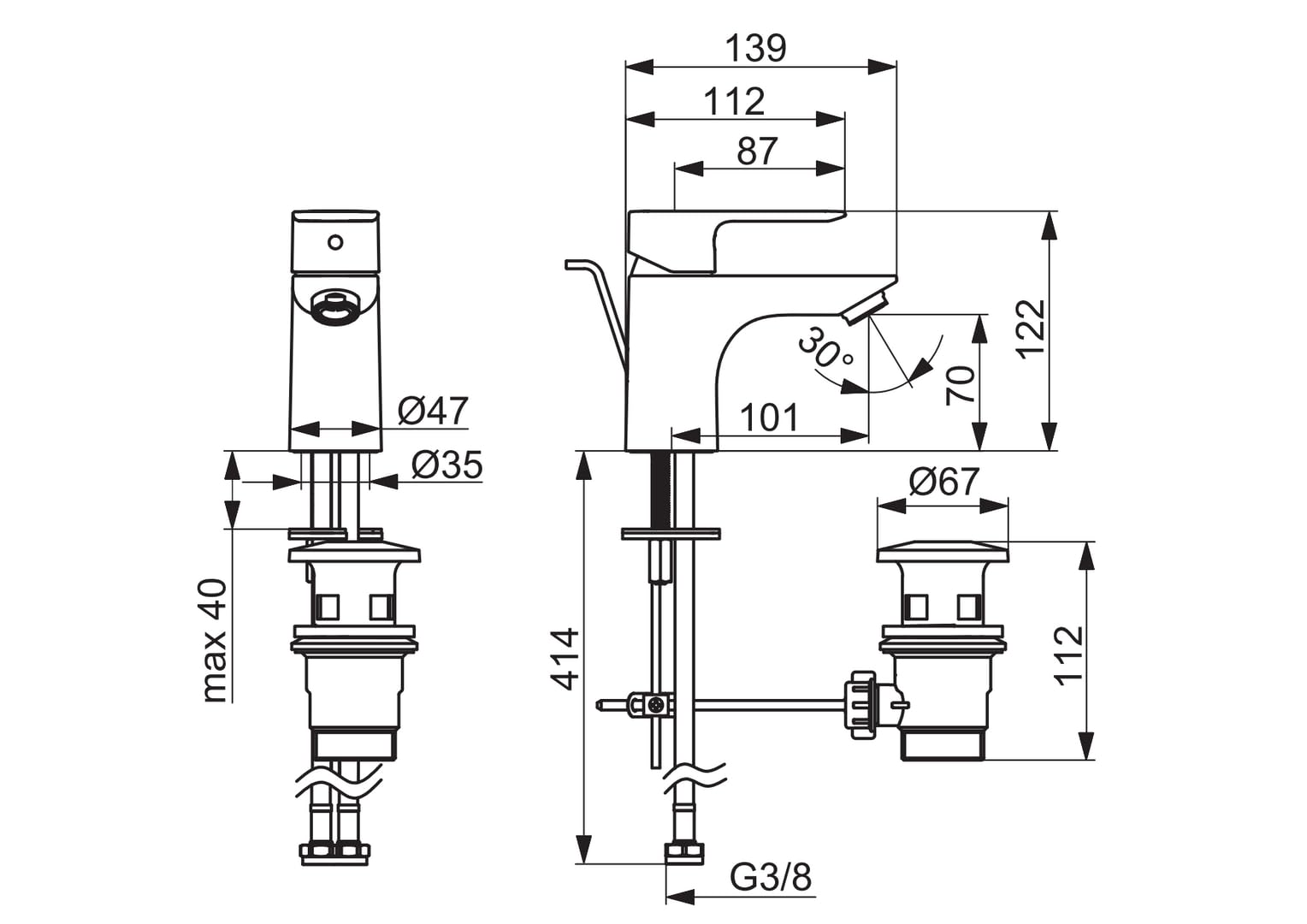 hansa-basic-badset-i-komplettl-sung-mit-waschtischarmatur-wannenarmatur-und-brau image 7