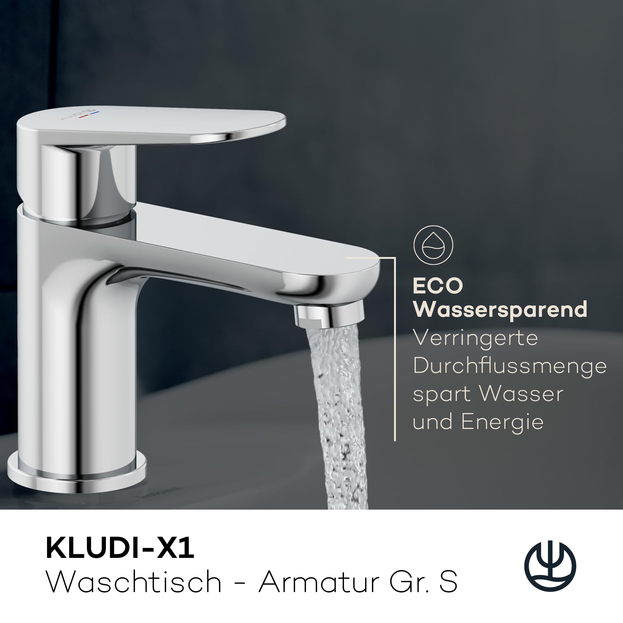 kludi-x1-waschtischarmatur-s-auslaufh-he-75-mm-wassersparend-chrom image 2