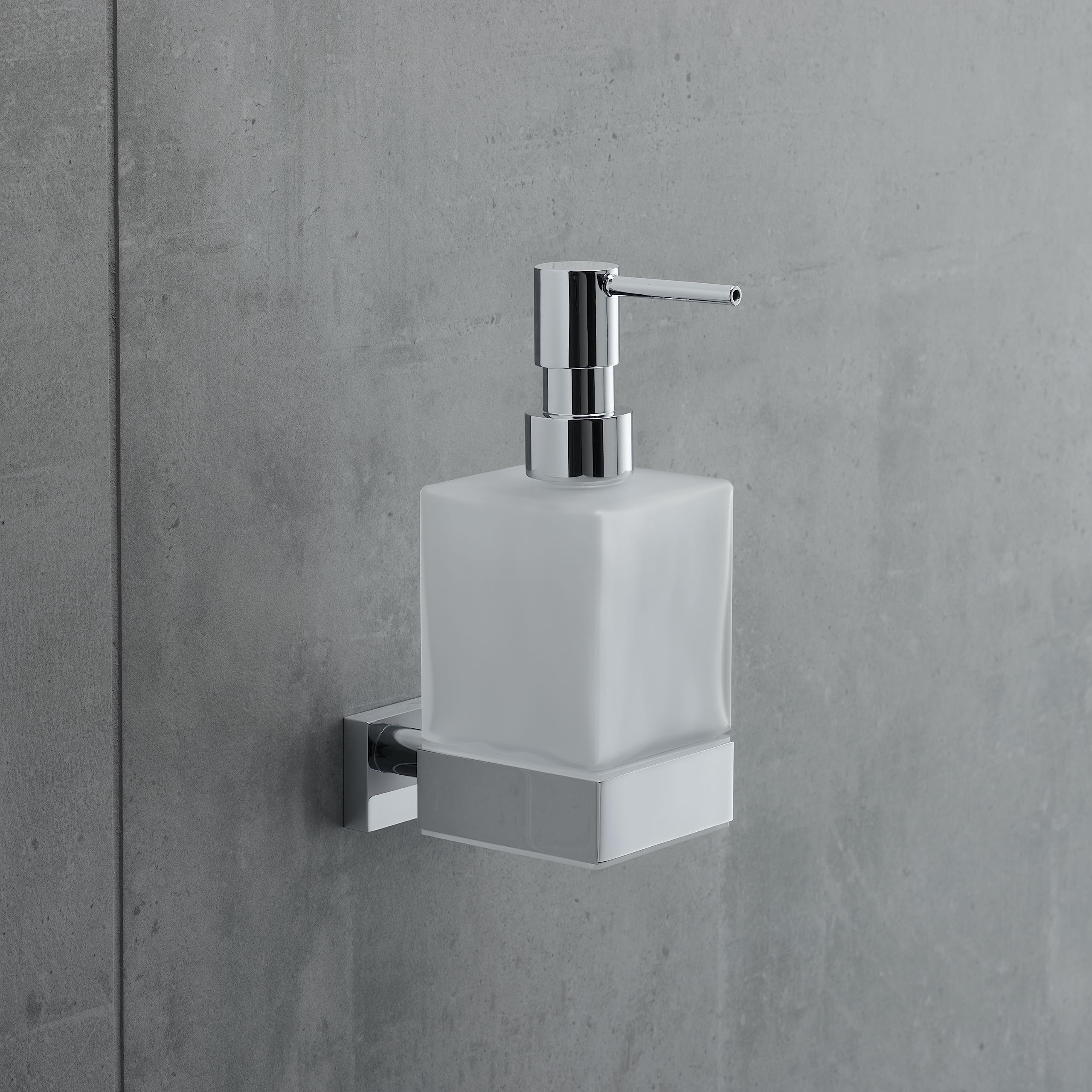 duravit-karree-seifenspender-0099541000-zur-wandmontage-glas-matt-chrom-10-3-cm- image 3