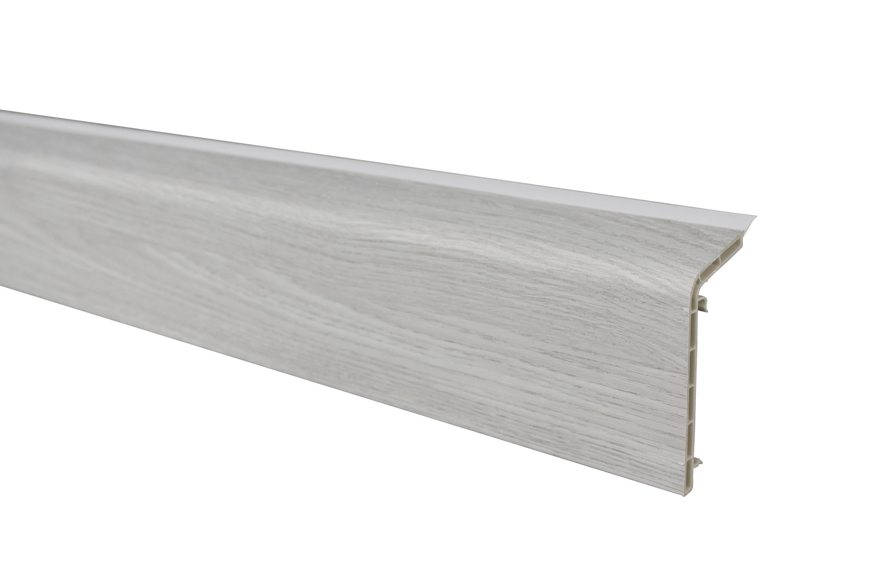 marley-sockelleiste-mit-dichtlippe-2-m-esche-wei-silber image 1