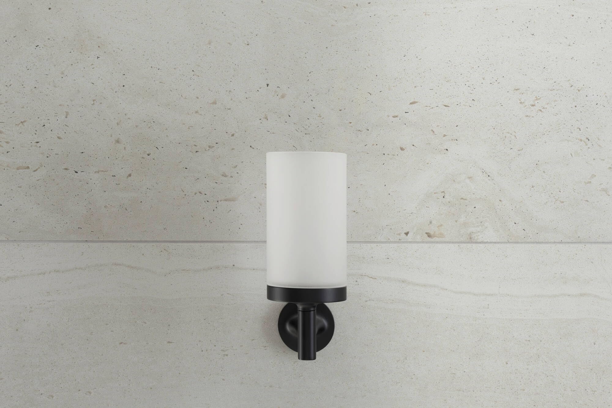 duravit-starck-t-zahnputzbecher-schwarz-matt-glashalter-wandmontage-glas-matt image 5