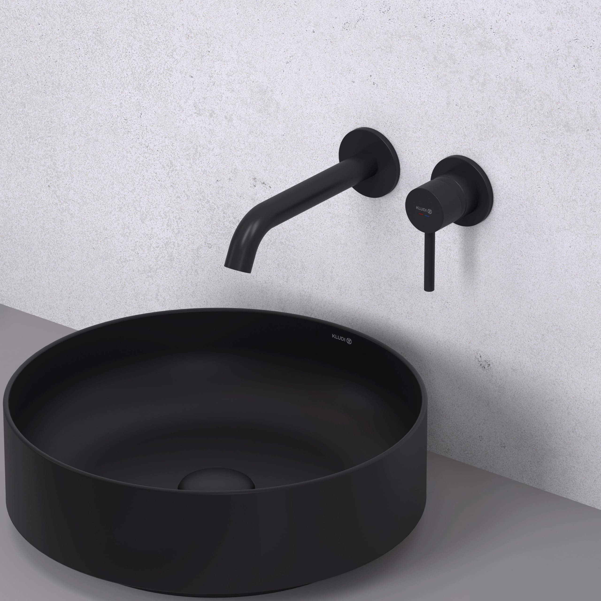 kludi-bozz-zweiloch-waschtischarmatur-unterputz-schwarz-matt-wand-wasserhahn-aus image 2