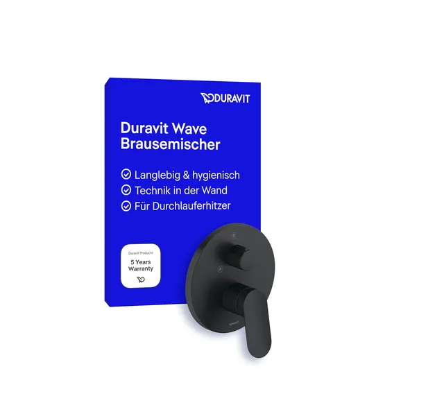 duravit-wave-duscharmatur-unterputz-f-r-2-verbraucher-mit-umstellventil-schwarz- image 1