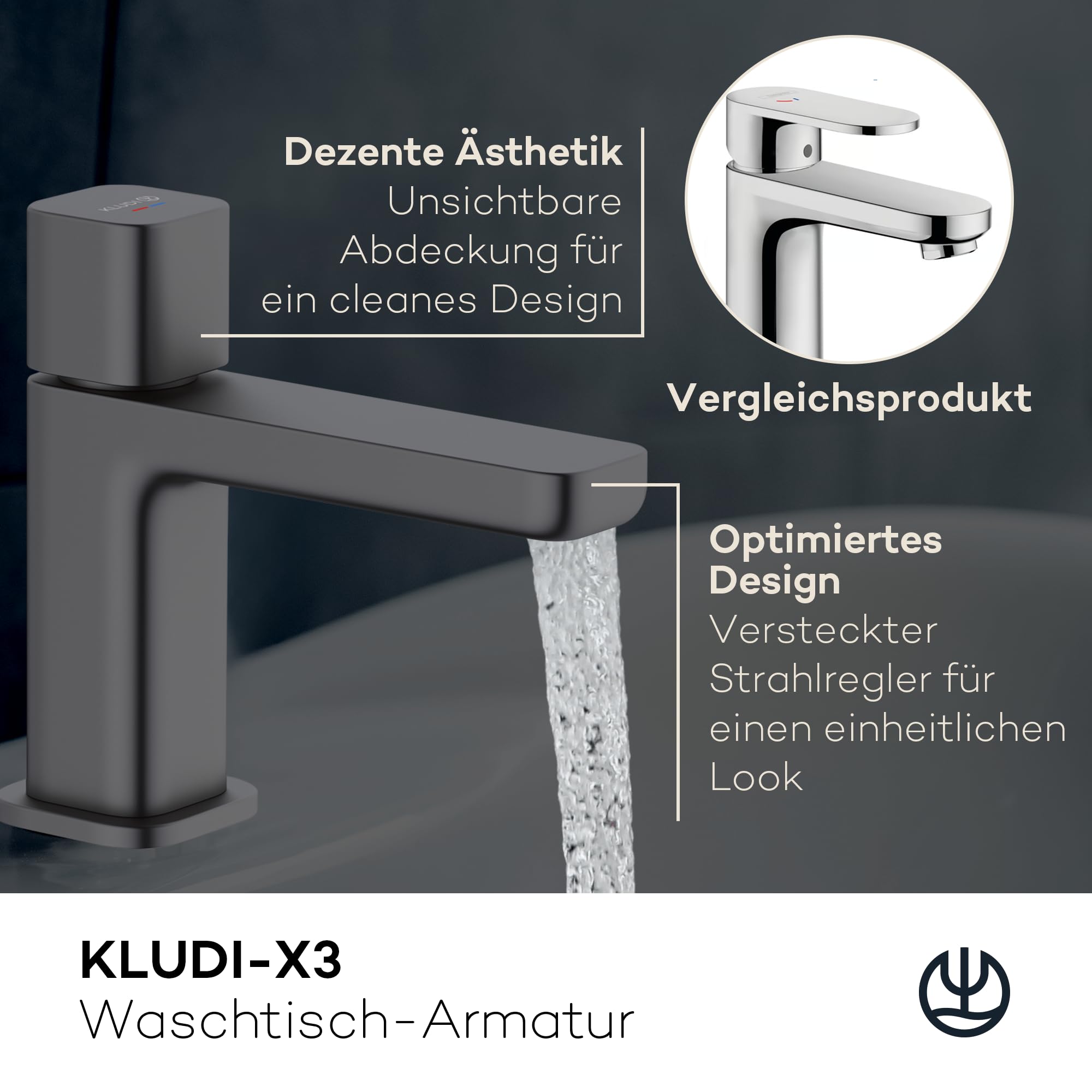 kludi-x3-waschtischarmatur-kaltwasser-80-mm-schwarz-matt image 2