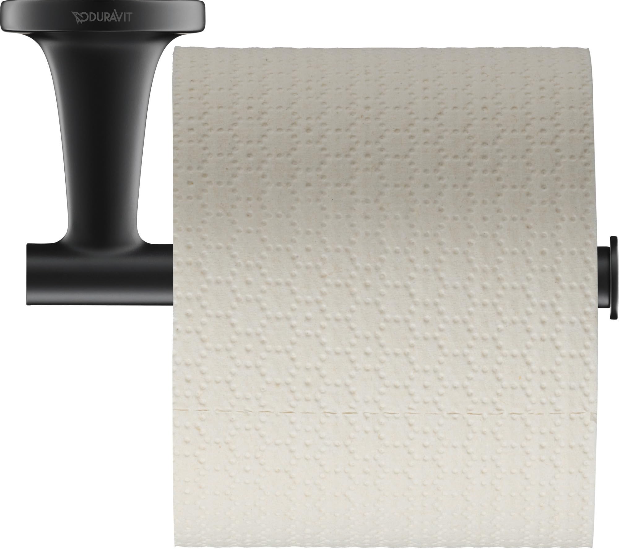 duravit-starck-t-papierrollenhalter-f-r-1-rolle-schwarz-matt-wandmontage image 1