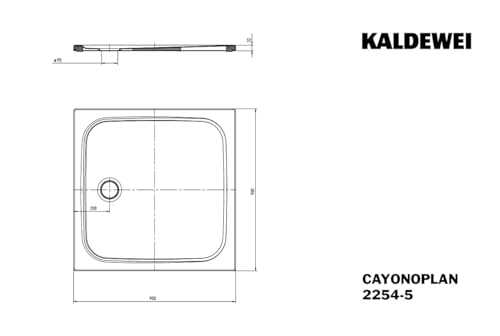 kaldewei-cayonoplan-2254-5-duschwanne-90x90x1-8-cm-alpinwei-extraflach image 6