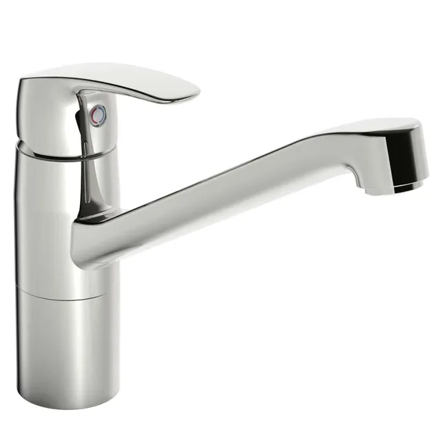 hansa-hansapinto-k-chenarmatur-standmontage-schwenkbar-chrom-ausladung-213-mm image 1