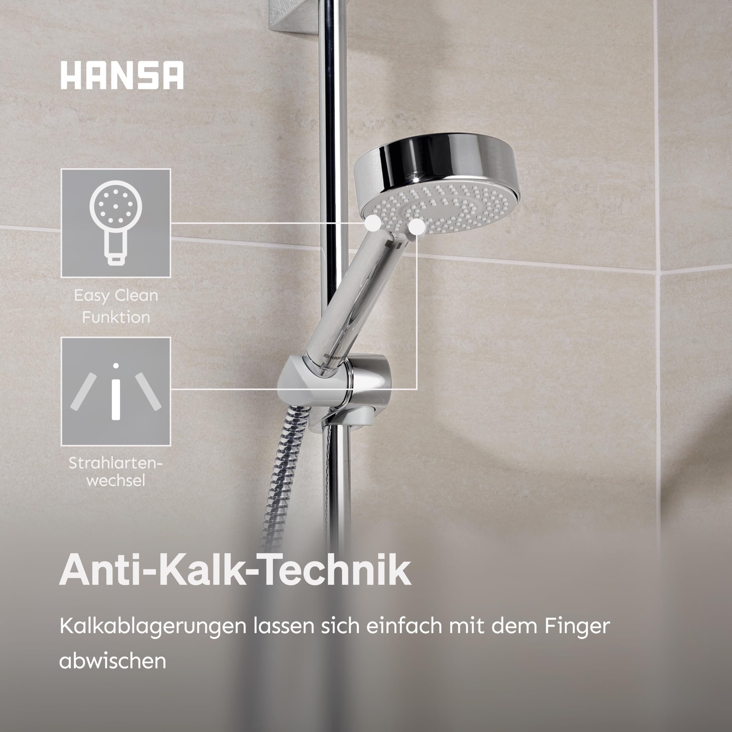 hansa-basicjet-handbrause-95-mm-3-strahlarten-chrom-g1-2 image 5