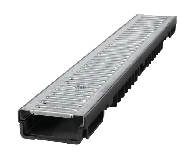 marley-entw-sserungsrinne-typ-55-a15-1000-x-130-x-55-mm-3-x-dn-110-anschluss-unt image 1