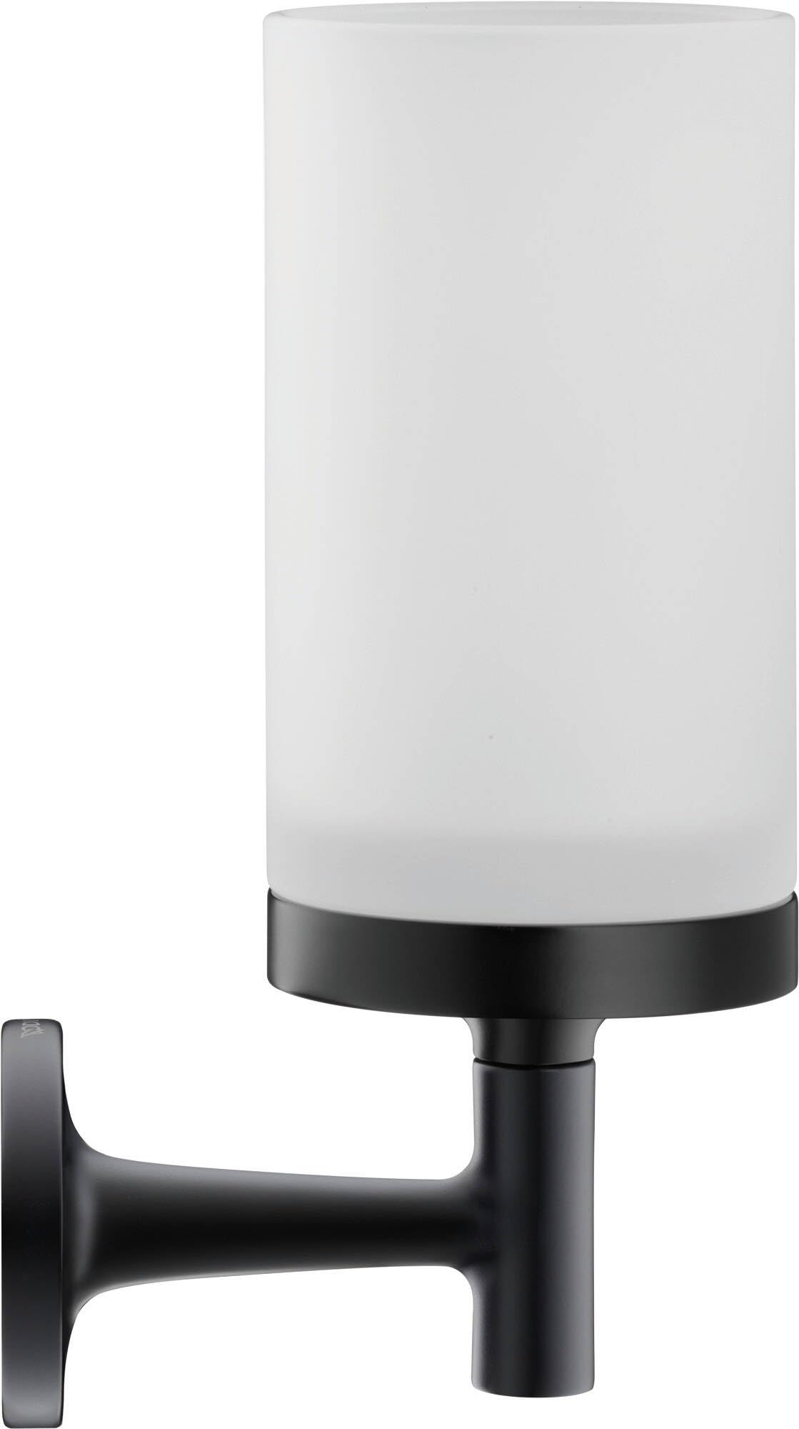 duravit-starck-t-zahnputzbecher-schwarz-matt-glashalter-wandmontage-glas-matt image 1