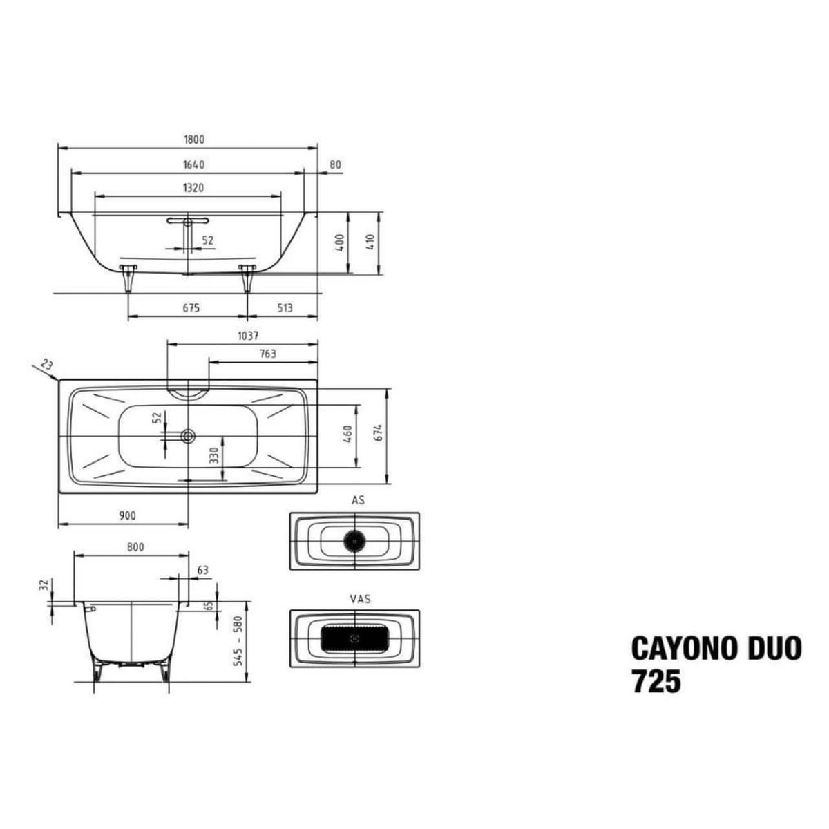 kaldewei-cayono-duo-725-badewanne-180-x-80-x-40-cm-alpinwei image 3