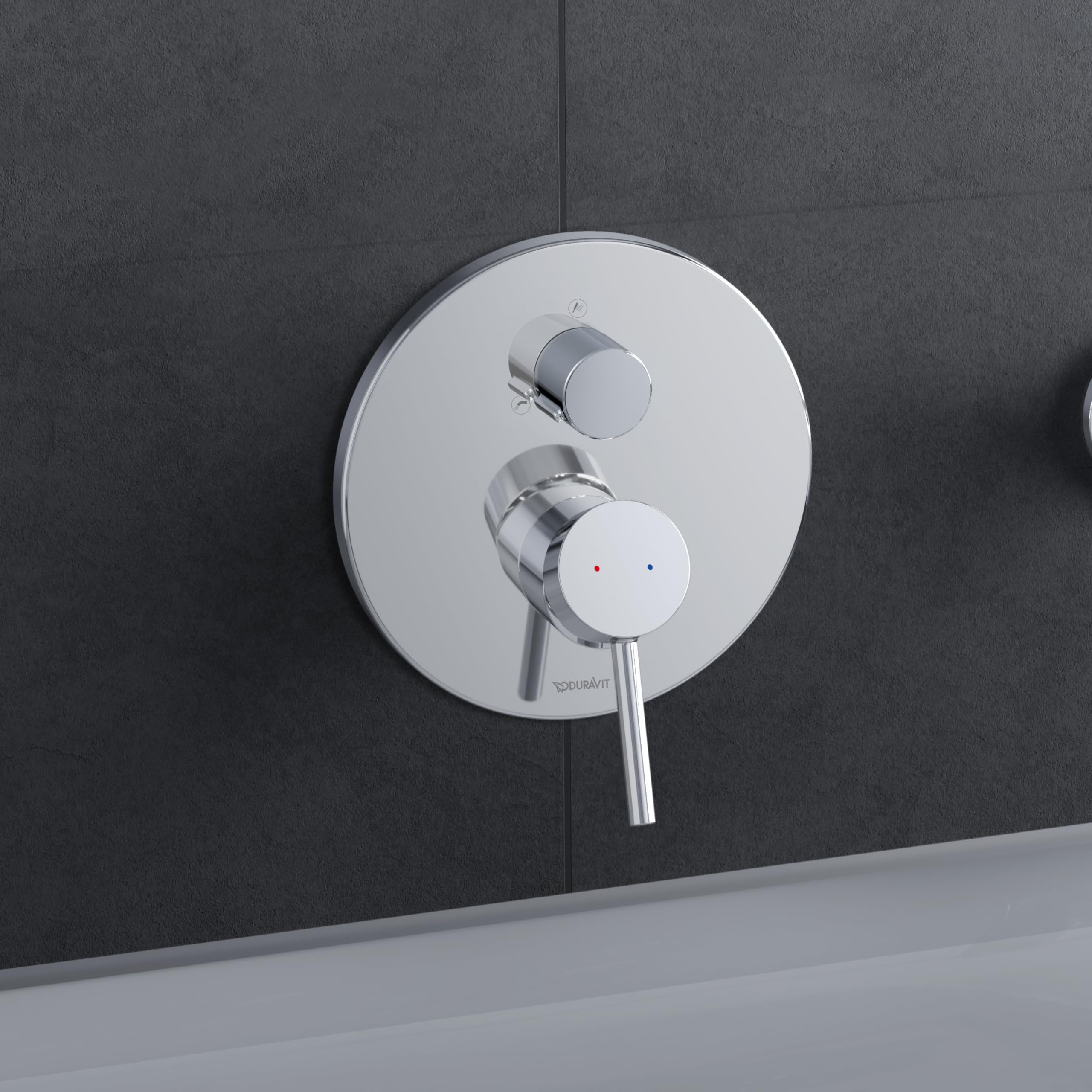 duravit-circle-duscharmatur-unterputz-f-r-2-verbraucher-chrom image 2