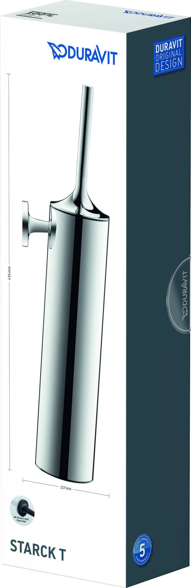 duravit-starck-t-b-rstengarnitur-wandmontiert-schwarz-matt image 2