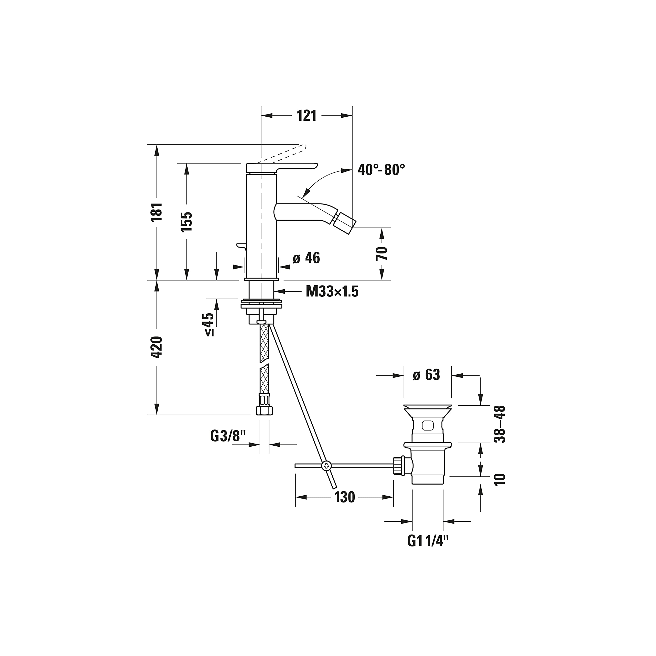 duravit-c-1-einhebel-bidetarmatur-chrom-auslaufh-he-70-mm-mit-zugstangen-ablaufg image 6