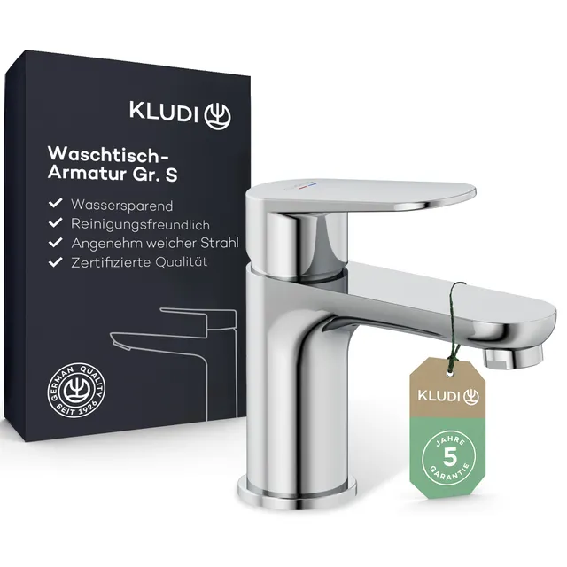 kludi-x1-waschtischarmatur-s-auslaufh-he-75-mm-wassersparend-chrom image 1