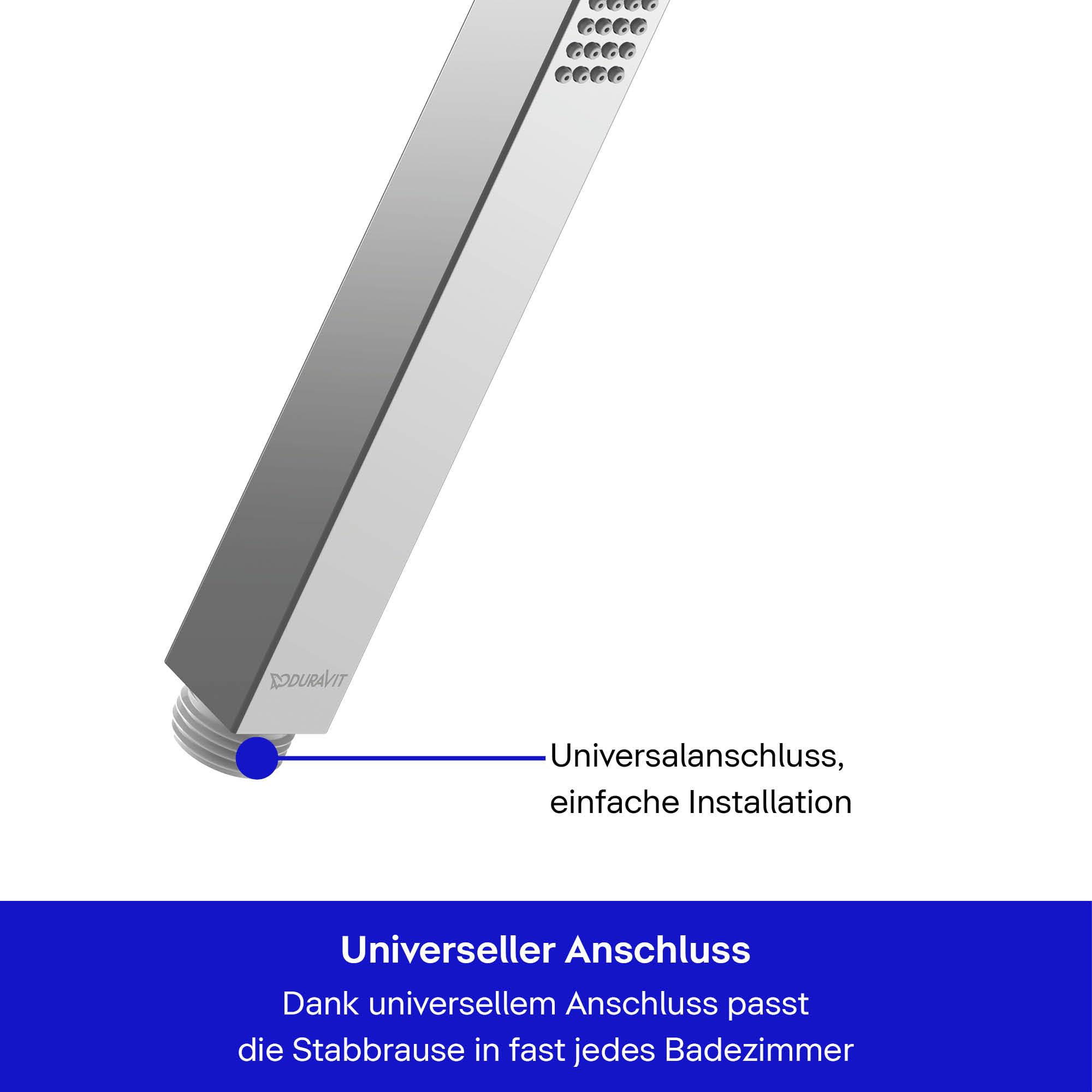 duravit-stabbrause-duschkopf-eckig-strahlart-rain-chrom image 3