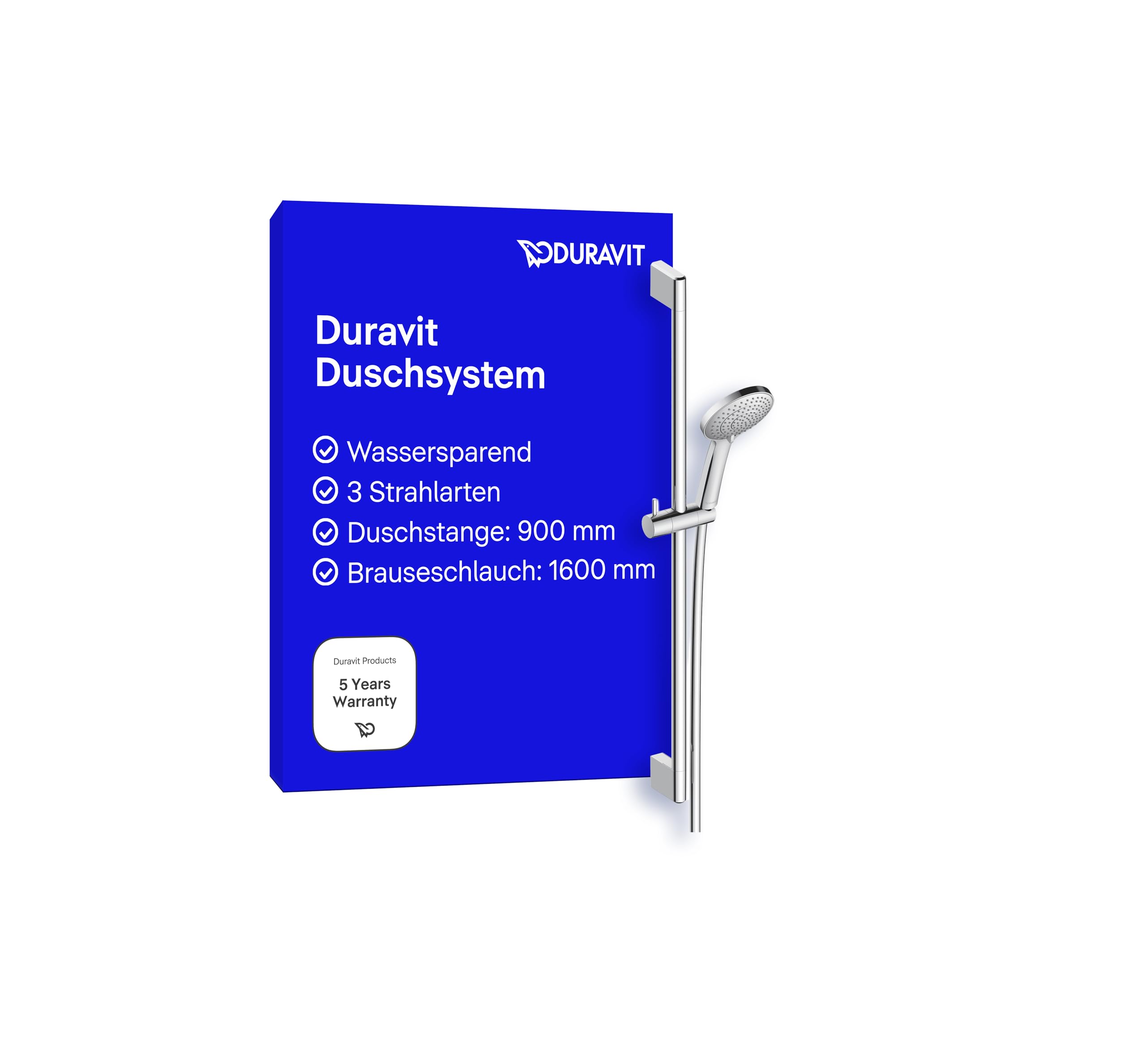 duravit-universal-duschset-900-mm-mit-3-strahl-handbrause-duschstange-und-1600-m image 1
