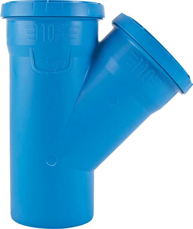 marley-dblue-einfachabzweig-45-abwasser-mit-muffendichtung image 1