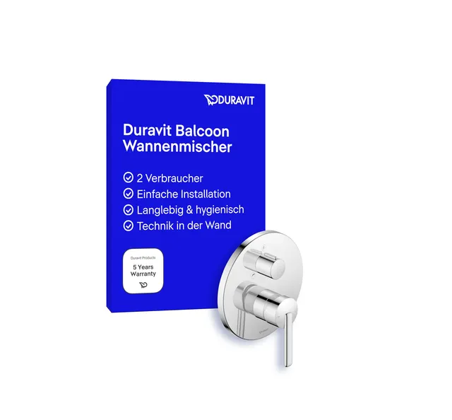 duravit-balcoon-wannenarmatur-aufputz-f-r-2-verbraucher-mit-thermostat-chrom image 1