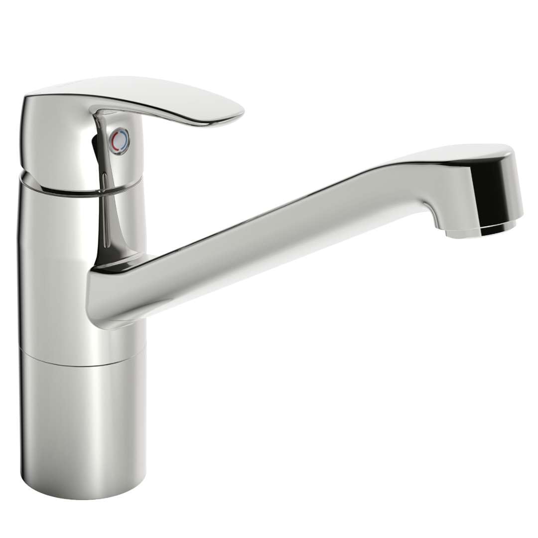 hansa-hansapinto-k-chenarmatur-standmontage-schwenkbar-chrom-ausladung-213-mm image 1