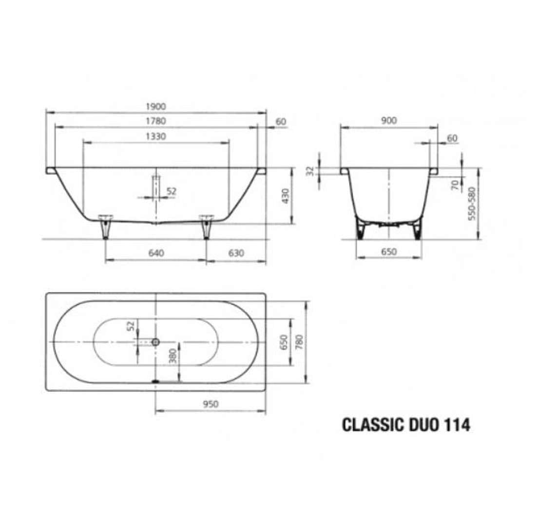 kaldewei-classic-duo-modell-114-badewanne-190-x-90-cm-alpinwei image 2