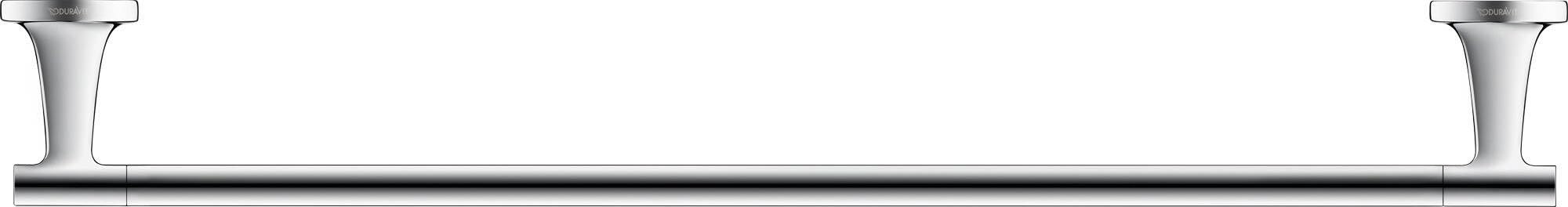 duravit-starck-t-handtuchring-wandmontage-schwarz-matt-21-cm-180-schwenkbar image 7