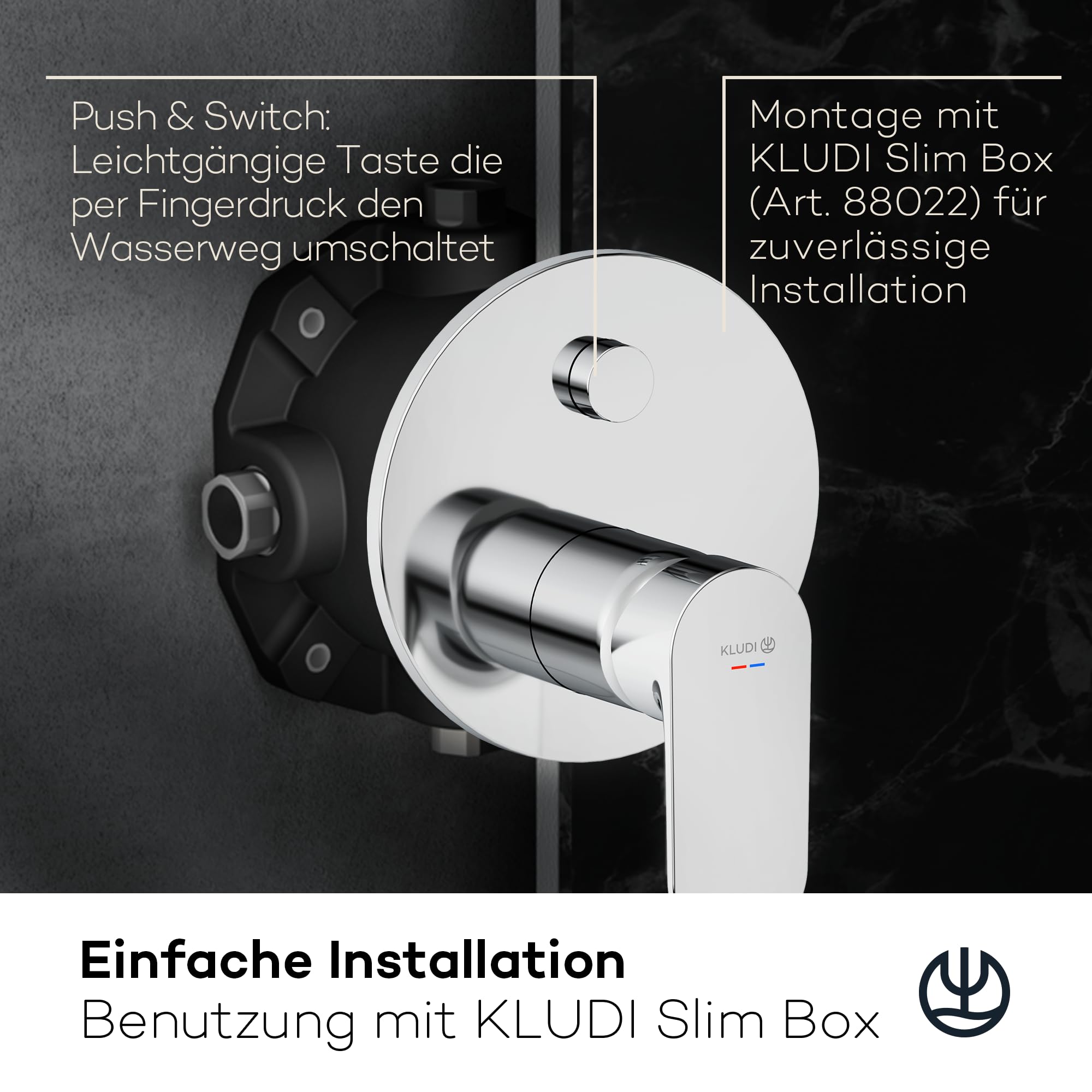 kludi-x1-unterputz-duscharmatur-2-verbraucher-chrom image 5