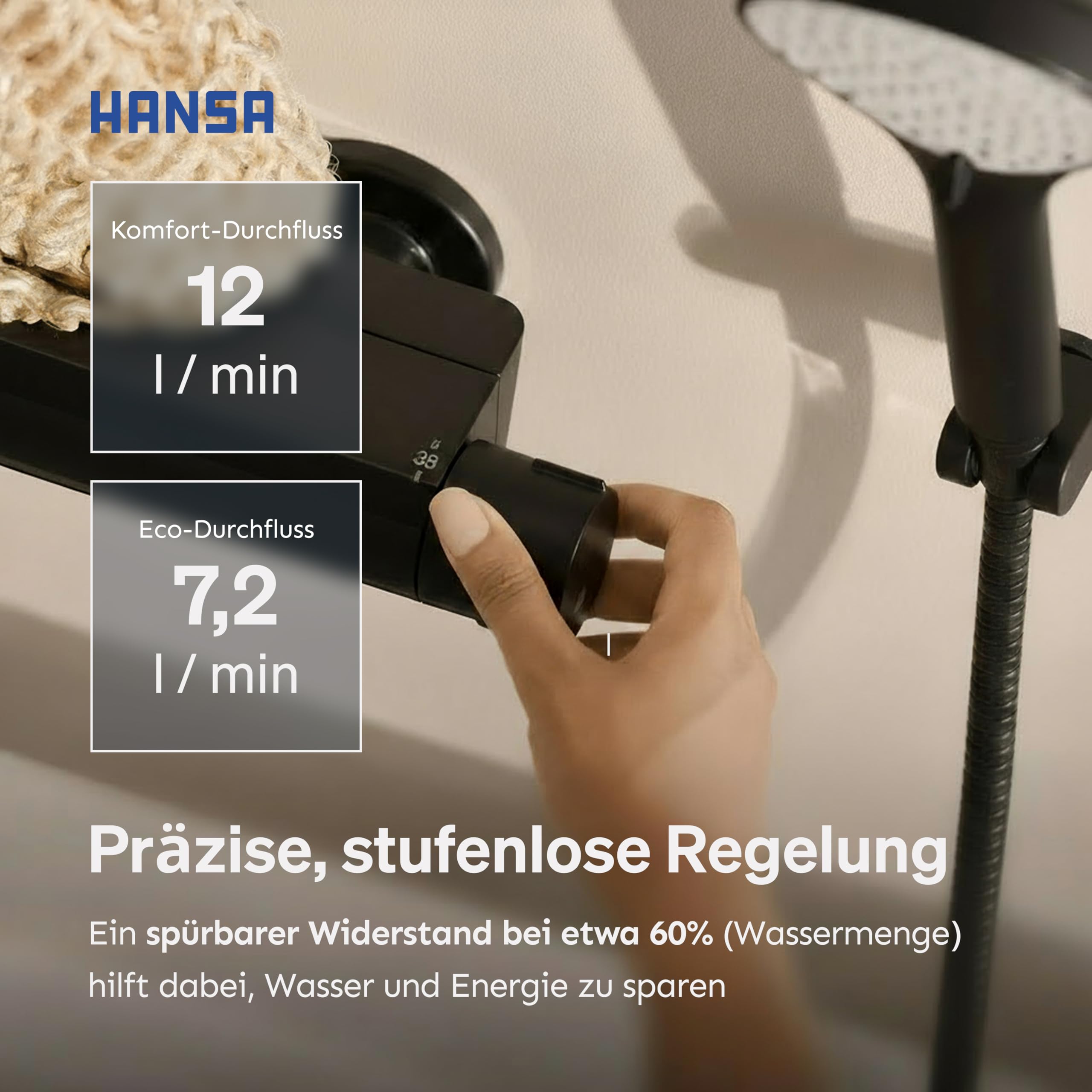 hansa-viva-duschsystem-thermostat-komplettset-schwarz-mit-regendusche-und-magshe image 7
