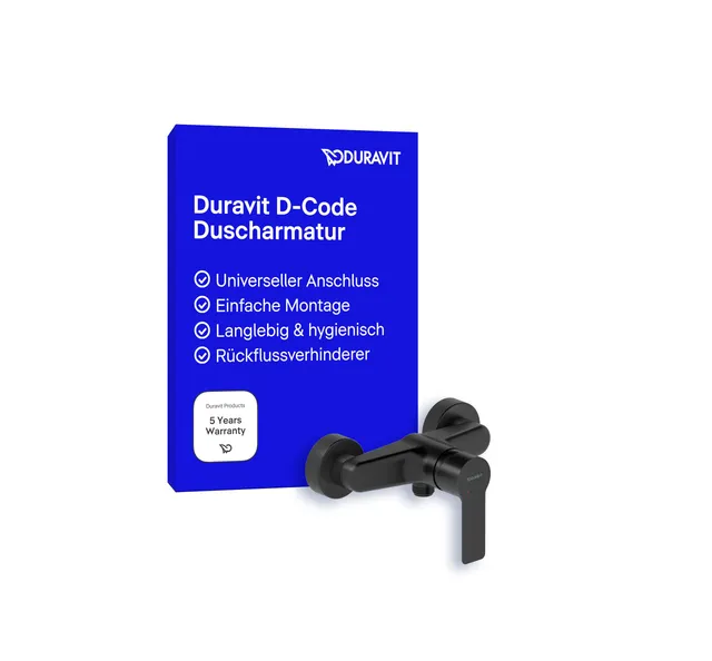 duravit-d-code-duscharmatur-aufputz-f-r-1-verbraucher-schwarz-matt image 1