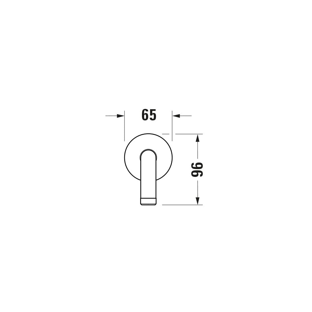 duravit-universal-duscharm-brausearm-210-mm-wandbefestigung-g-1-2-schwarz-matt image 7