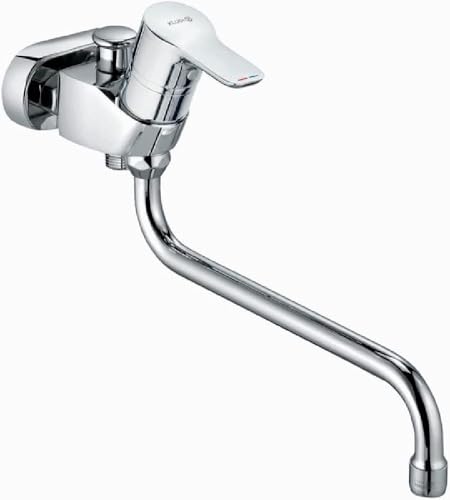 kludi-pure-easy-badewannenarmatur-einhebelmischer-45-mm-wandmontage-chrom image 2