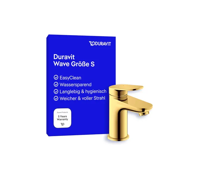 duravit-wave-waschtischarmatur-gr-e-s-auslauf-77-mm-gold-poliert image 1