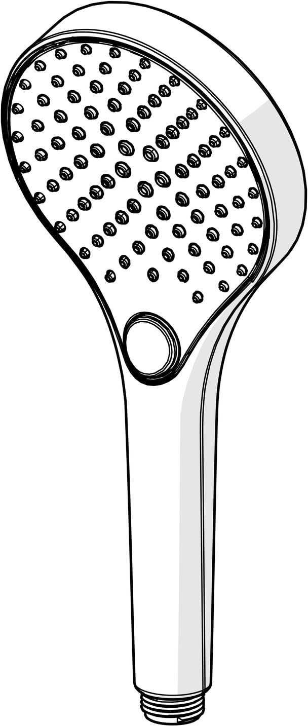 hansa-hansaviva-handbrause-110-mm-3-strahlig-eco-chrom image 3